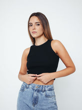 Cargar imagen en el visor de la galería, Top para Mujer DVK CAMISETA CAMISETA NGR