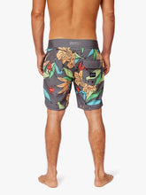 Cargar imagen en el visor de la galería, Ropa de Baño para Hombre Dunkelvolk BOARDSHORT ALOHA 16" BLK