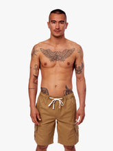 Cargar imagen en el visor de la galería, Short para Hombre Dunkelvolk CARGO BOMBER SHORT 16" KHA