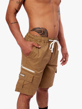 Cargar imagen en el visor de la galería, Short para Hombre Dunkelvolk CARGO BOMBER SHORT 16" KHA