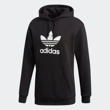 Cargar imagen en el visor de la galería, Polera Fitness para Hombre ADIDAS DT7964 TREFOIL HOODIE-BLACK