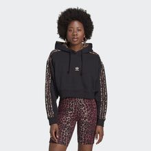 Cargar imagen en el visor de la galería, Polera para Mujer ADIDAS HK5184 HOODIE LOGO BLK
