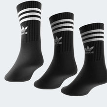 Cargar imagen en el visor de la galería, Medias ADIDAS CREW SOCK 3-STRIPES IL5022 Blanco (Pack x3)