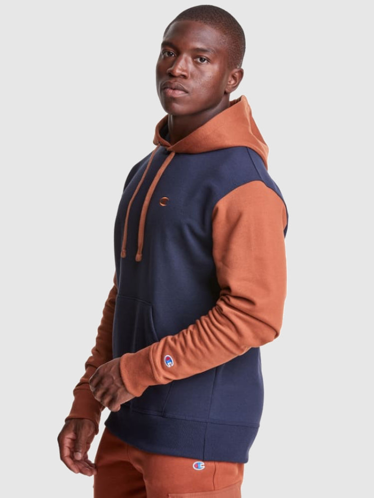 Champion Mens online Powerblend Colorblocked Hoodie