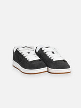 Cargar imagen en el visor de la galería, Zapatillas DUNKELVOLK Velvet grises, vista frontal mostrando cordones
