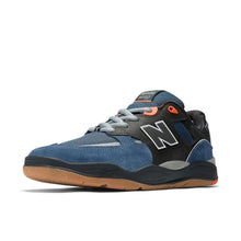Cargar imagen en el visor de la galería, Zapatillas NEW BALANCE 1010 azul marino, vista trasera con logo N