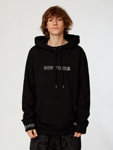 Cargar imagen en el visor de la galería, Polera para Hombre Dunkelvolk SIN ZIP NY HOOD NGR