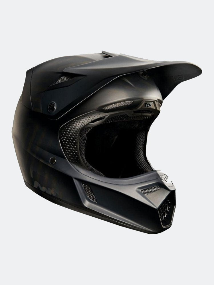 HELMET para HOMBRE FOX V3 MATTE BLACK, ECE MT BLK