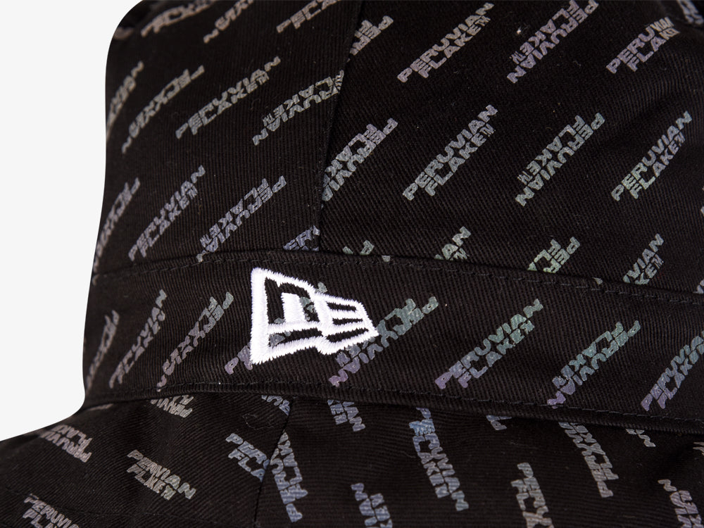 Gorra para Hombre NEW ERA BUCKET BUCKET PERUVIAN FLAKE ALL OVER BLK RVR