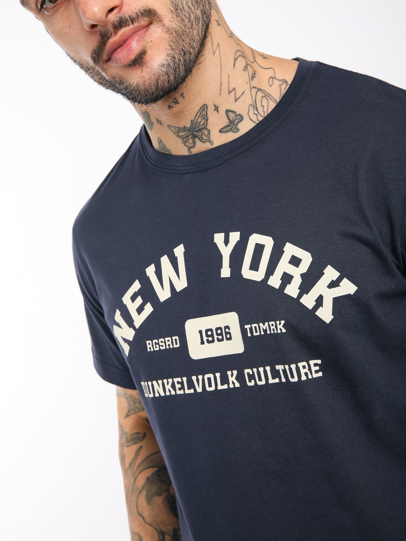 Polo para Hombre Dunkelvolk URBAN NYC TEE NVY