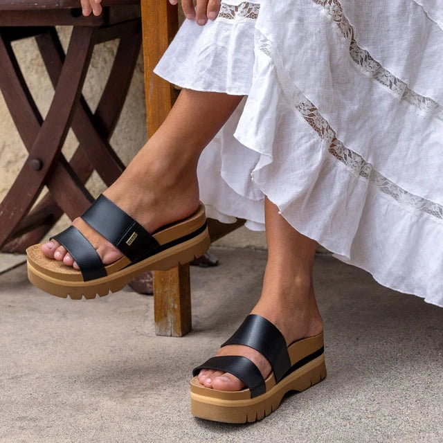 Sandalias para Mujer REEF CUSHION VISTA HIGHER Negro
