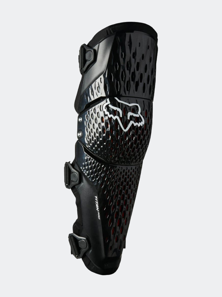 Protector de Rodilla para Hombre FOX TITAN PRO D3O KNEE GUARD, CE Negro