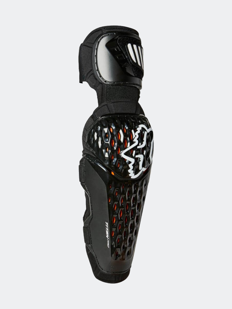 Protector de Codo para Hombre FOX TITAN PRO D3O ELBOW GUARD, CE Negro