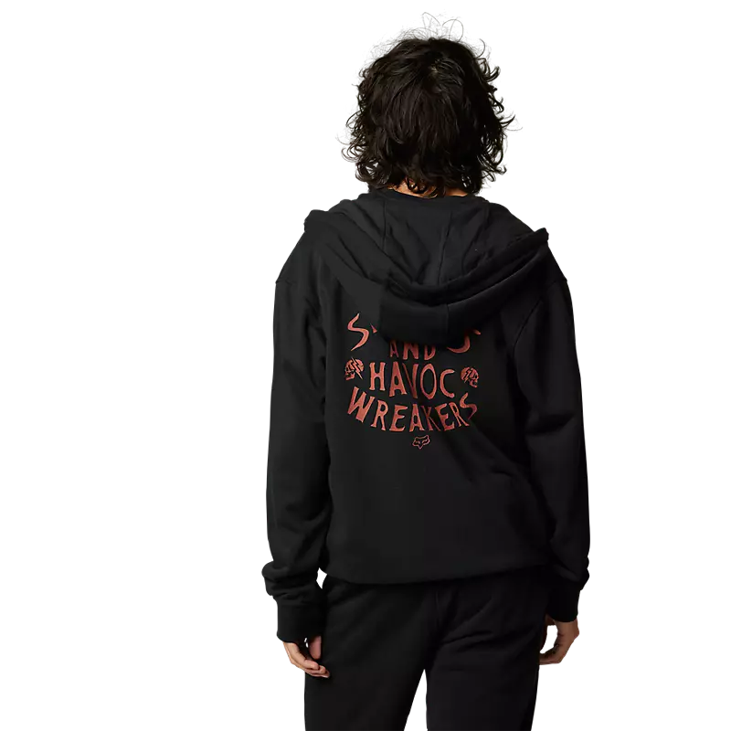 Polera para Hombre FOX CON ZIP NO CONTEST ZIP FLEECE [VIN WHT] 001