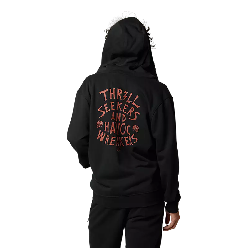 Polera para Hombre FOX CON ZIP NO CONTEST ZIP FLEECE [VIN WHT] 001