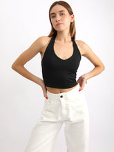 Cargar imagen en el visor de la galería, Top para Mujer DVK NAKED BACK V-NECK TOP NGR
