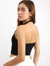 Cargar imagen en el visor de la galería, Top para Mujer DVK NAKED BACK V-NECK TOP NGR
