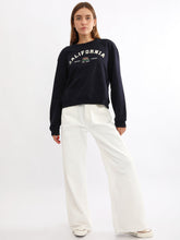 Cargar imagen en el visor de la galería, Polera para Mujer DVK SIN ZIP CALIFORNIA FLEECE AZL
