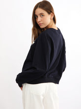 Cargar imagen en el visor de la galería, Polera para Mujer DVK SIN ZIP CALIFORNIA FLEECE AZL
