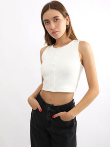 Top para Mujer DVK CAMISETA BUTTON TOP HUE