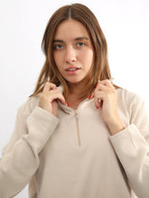 Cargar imagen en el visor de la galería, Polera para Mujer DVK CON ZIP QUARTER ZIP HUE
