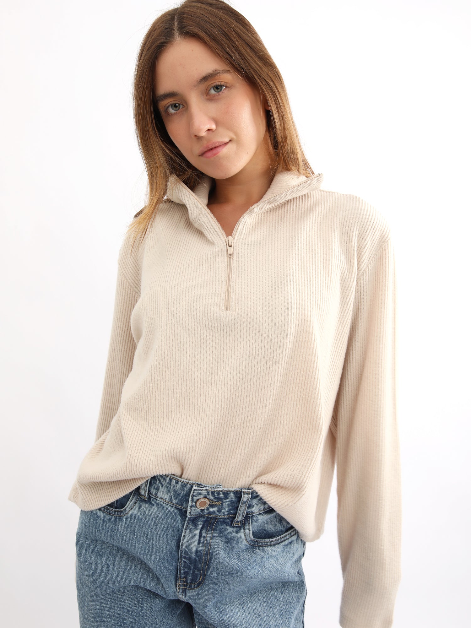 Polera para Mujer DVK CON ZIP QUARTER ZIP HUE