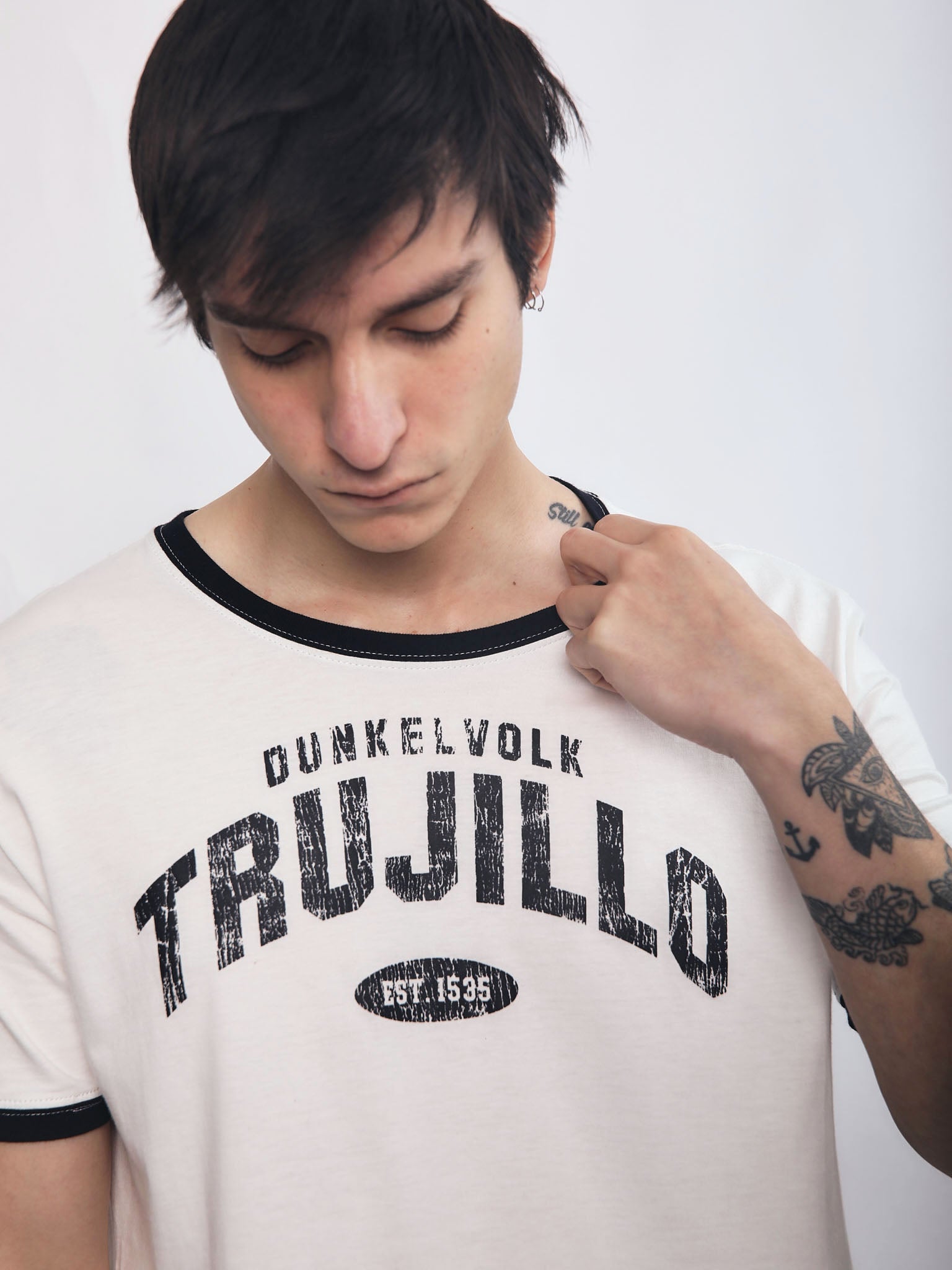 Polo para Hombre DUNKELVOLK GRAPHIC TRUJILLO RINGER NVY