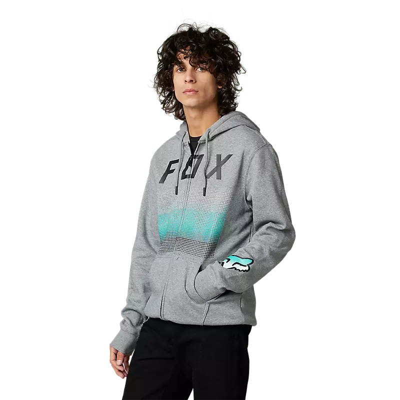 Polera para Hombre FOX CON ZIP FGMNT ZIP FLEECE [HTR GRAPH] 185