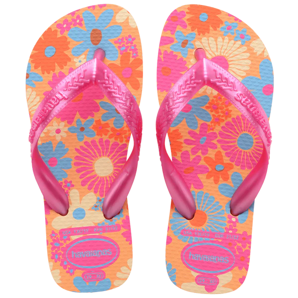 Sandalias para Niña HAVAIANAS KIDS FLORES Rosado