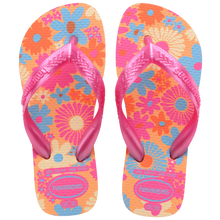Cargar imagen en el visor de la galería, Sandalias para Niña HAVAIANAS KIDS FLORES Rosado
