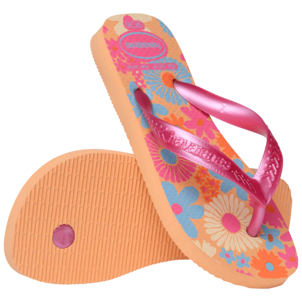 Sandalias para Niña HAVAIANAS KIDS FLORES Rosado