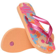 Cargar imagen en el visor de la galería, Sandalias para Niña HAVAIANAS KIDS FLORES Rosado
