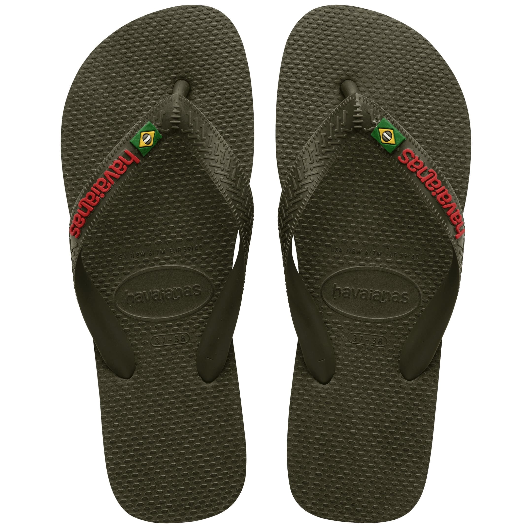 Sandalias Unisex HAVAIANAS FLIP FLOP BRASIL LOGO FC 0869