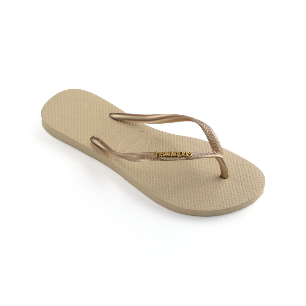 Sandalias para Mujer HAVAIANAS 4119875 SLIM LOGO METALLIC 9177