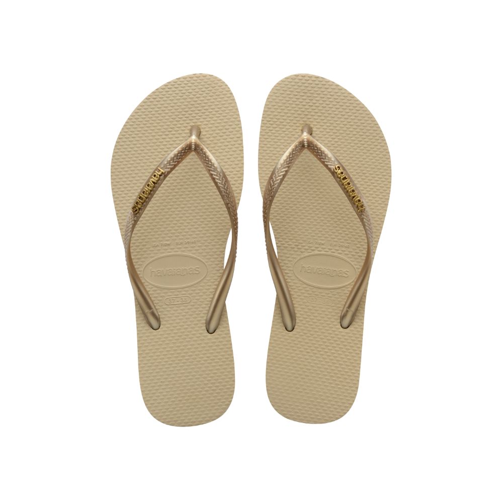 Sandalias para Mujer HAVAIANAS 4119875 SLIM LOGO METALLIC 9177