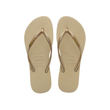 Cargar imagen en el visor de la galería, Sandalias para Mujer HAVAIANAS 4119875 SLIM LOGO METALLIC 9177
