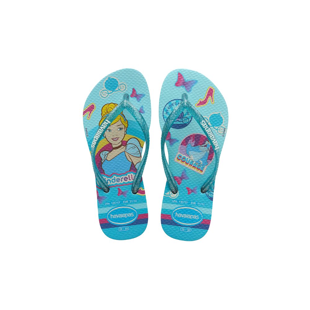 Sandalias para Niña HAVAIANAS 4123328 KIDS SLIM PRINCESS 1669 8 años a más