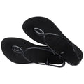 Sandalias para Mujer HAVAIANAS LUNA FC Negro/Amarillo