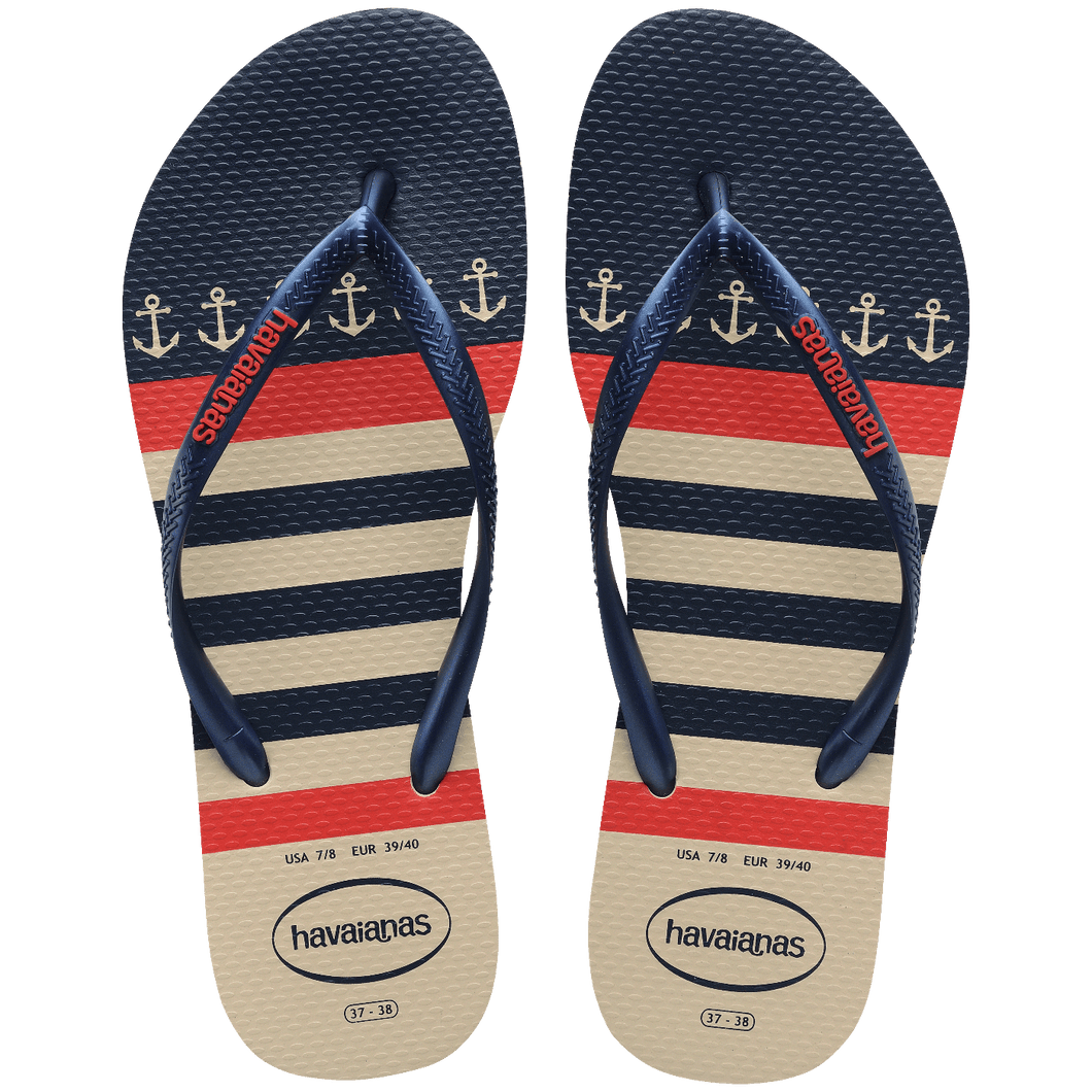 Sandalias para Mujer HAVAIANAS SLIM NAUTICAL 8009