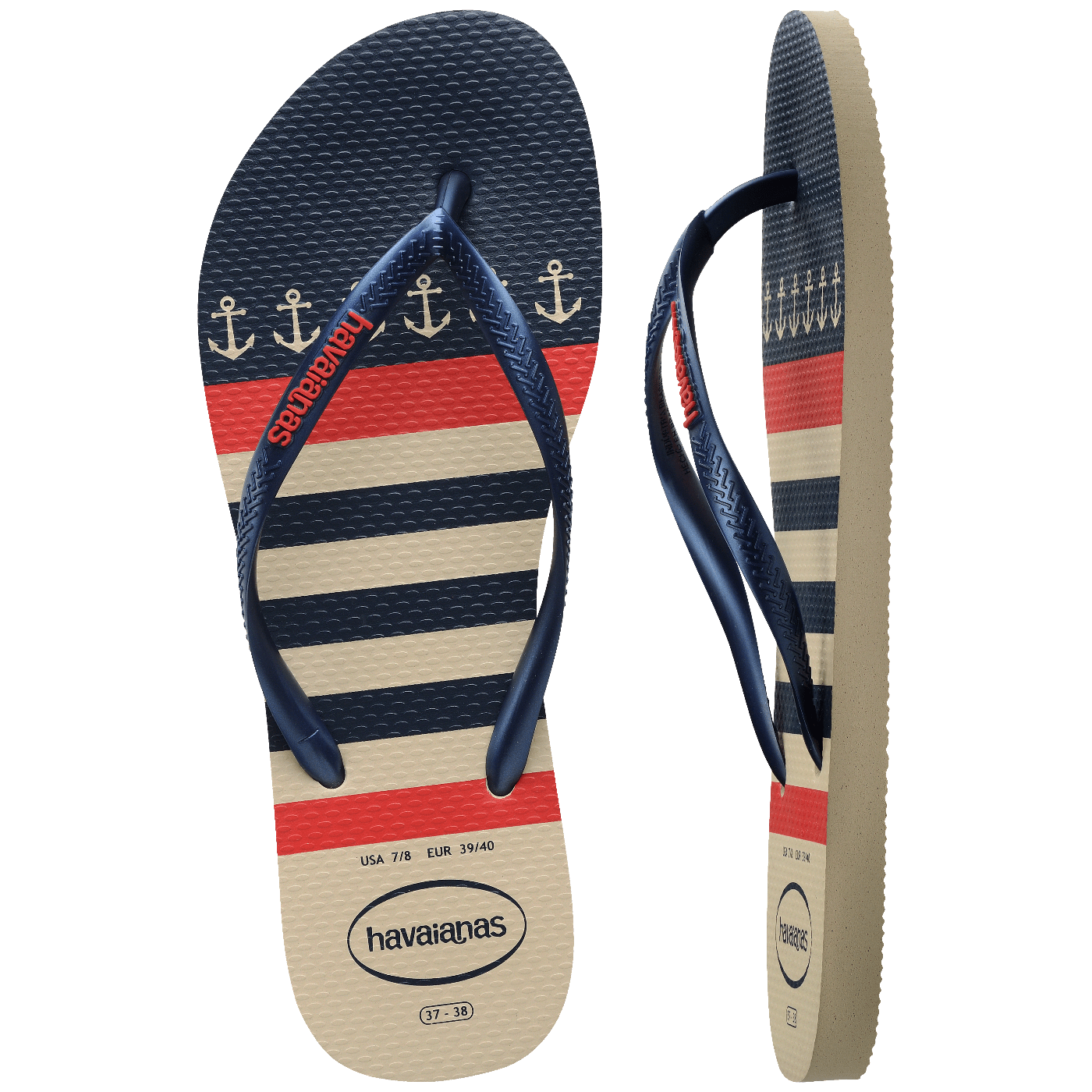 Sandalias para Mujer HAVAIANAS SLIM NAUTICAL 8009