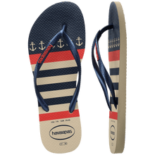 Cargar imagen en el visor de la galería, Sandalias para Mujer HAVAIANAS SLIM NAUTICAL 8009
