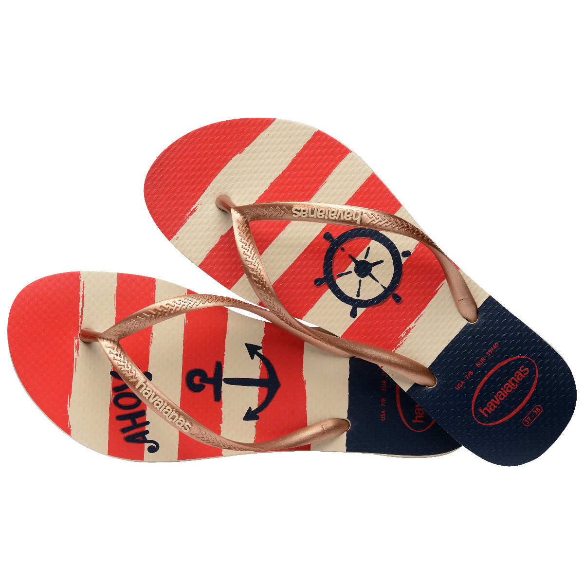 Sandalias para Mujer HAVAIANAS BEACH SLIM NAUTICAL FC 8430