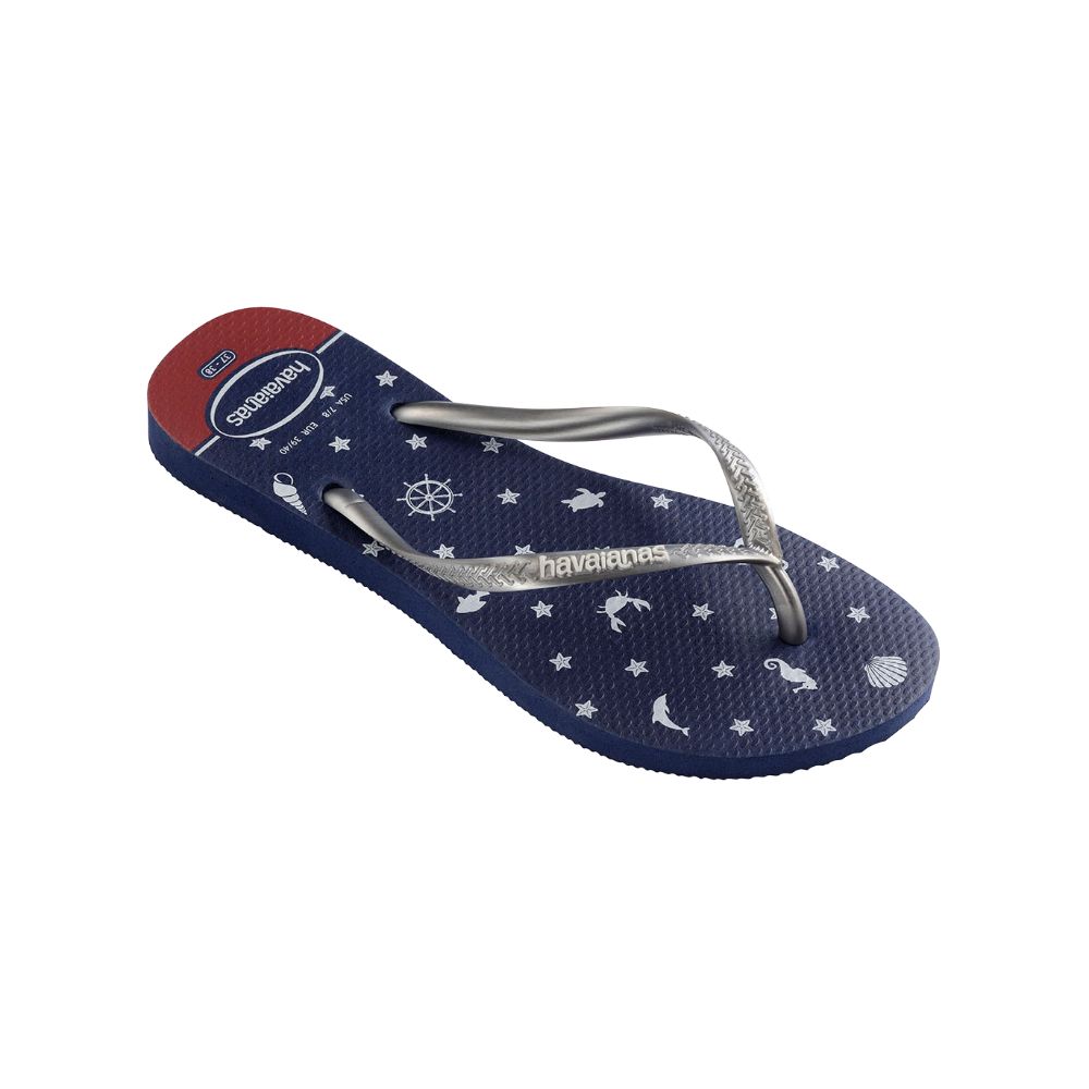 Sandalias para Mujer HAVAIANAS 4137125 SLIM NAUTICAL FC 0445