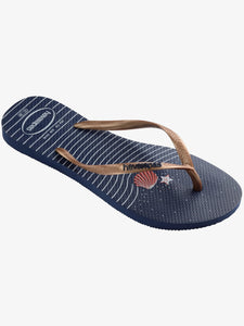 Sandalias para Mujer HAVAIANAS 4137125 SLIM NAUTICAL FC 9633