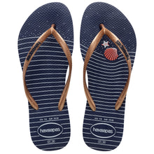 Cargar imagen en el visor de la galería, Sandalias para Mujer HAVAIANAS 4137125 SLIM NAUTICAL FC 9633
