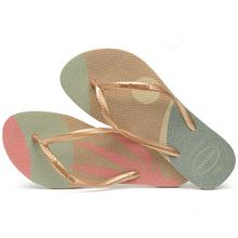 Cargar imagen en el visor de la galería, Sandalias para Mujer HAVAIANAS BEACH SL PALETTE GLW FC 9877
