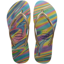 Cargar imagen en el visor de la galería, Sandalias para Mujer HAVAIANAS BEACH SLIM IRIDESCENT FC 0904
