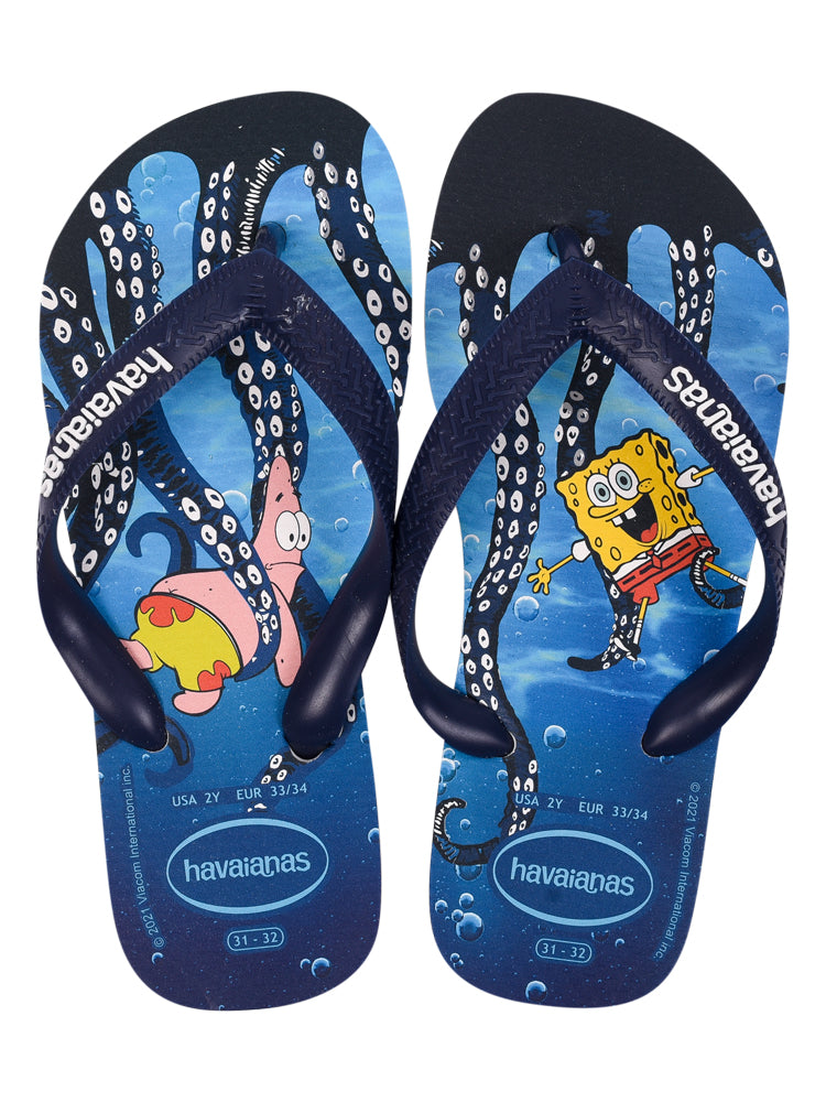 Sandalias para Niño HAVAIANAS BEACH K. T. SPONGEBOB FC 0001 8 años a más