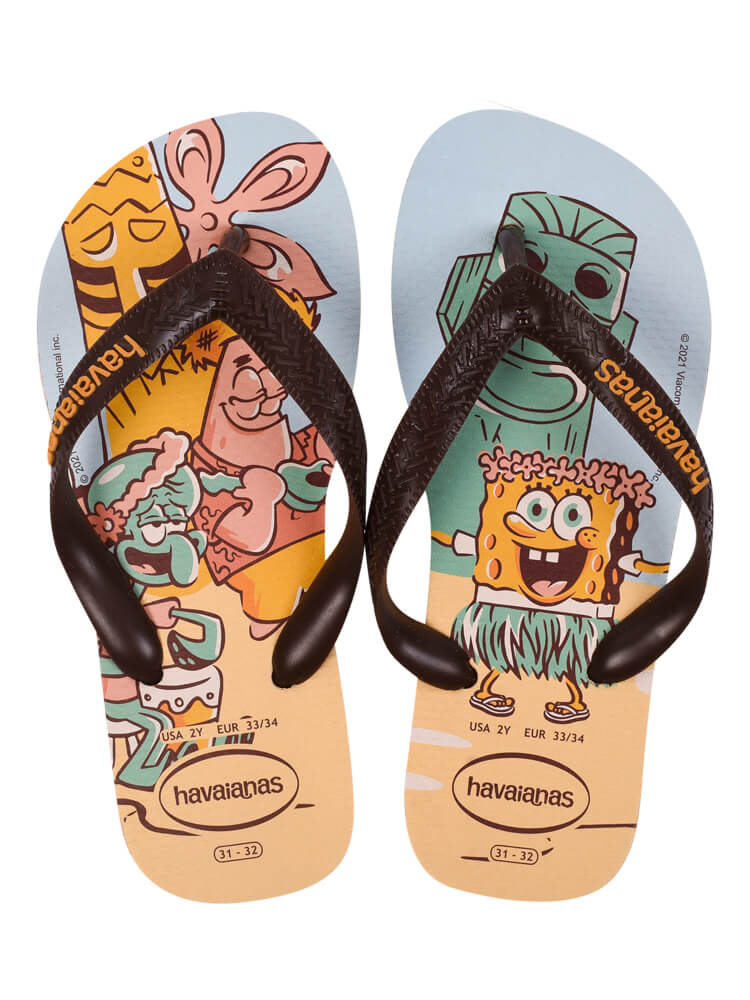 Sandalias para Niño HAVAIANAS BEACH K. T. SPONGEBOB FC 0570