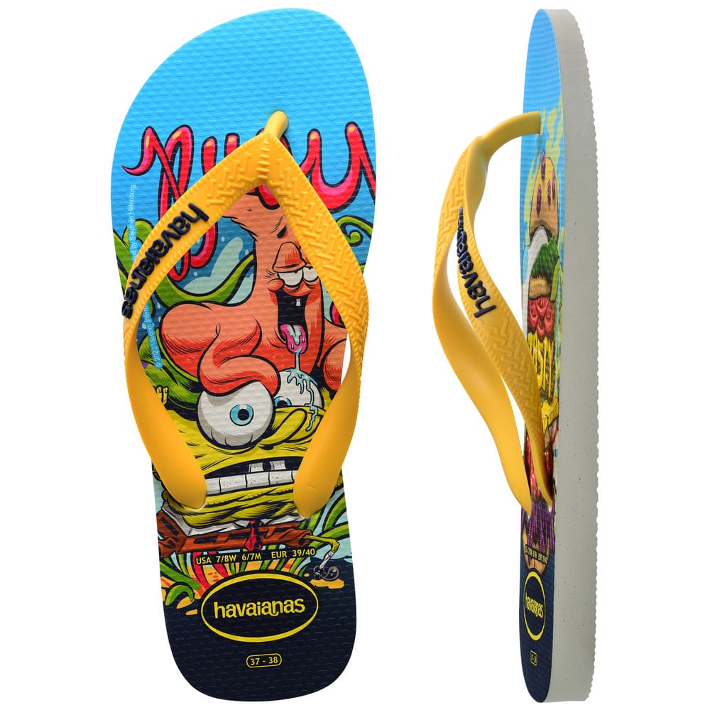 Sandalias para Hombre HAVAIANAS BEACH TOP SPONGEBOB FC 0001